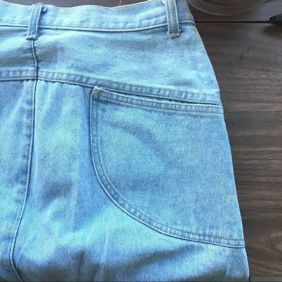 Vintage Light Blue Denim Midi Skirt - Picture 6 of 7